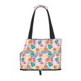 Sigee Tropical Plants for Pet Carrier Bag for Puppy with Pockets for