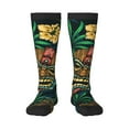thumbnail image 1 of Sigee Tropical Tribe Mask for Socks for Men Women Socks Stocking Compression Socks, 1 of 6