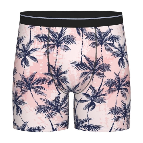 Sigee Tropics Palm Trees for Men's Boxer Briefs,Moisture Wicking and Breathable XX-Large