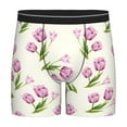 thumbnail image 1 of Sigee Tulips Flowers for Men's Boxer Briefs,Moisture Wicking and Breathable Small, 1 of 9