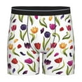 thumbnail image 1 of Sigee Tulips Flowers for Men's Boxer Briefs,Moisture Wicking and Breathable XX-Large, 1 of 9