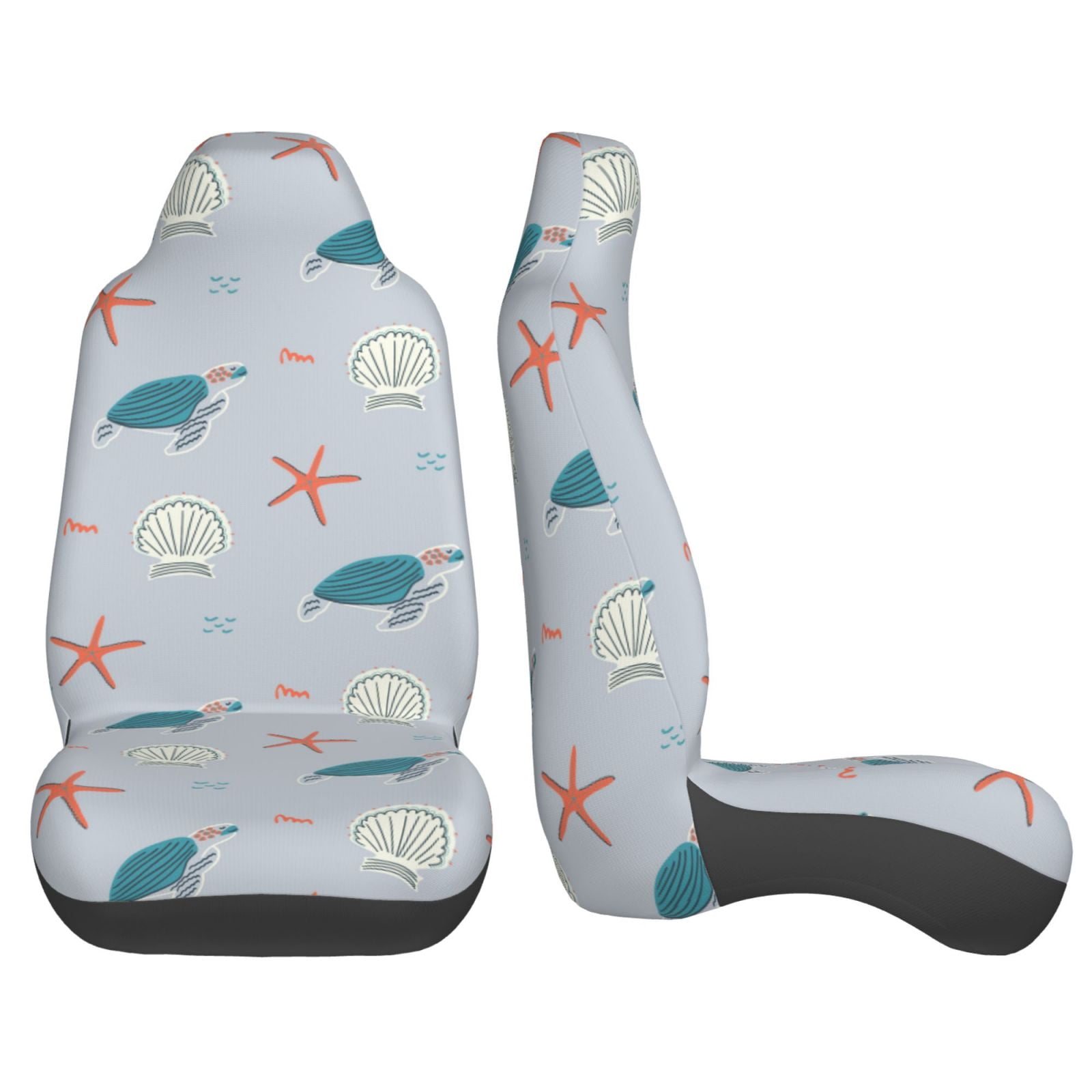 Sigee Turtles And Shells for Universal Car Seat Covers, Premium Car ...