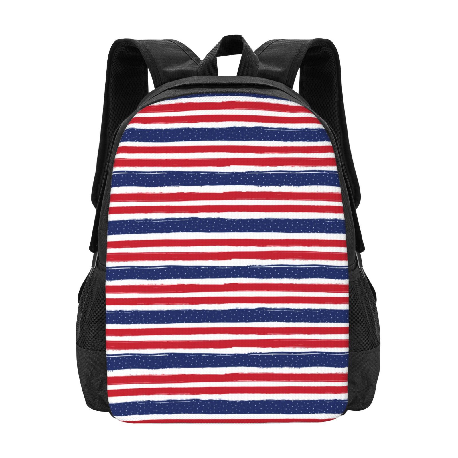Sigee USA Colors Stripes for Simple large capacity backpack Travel ...