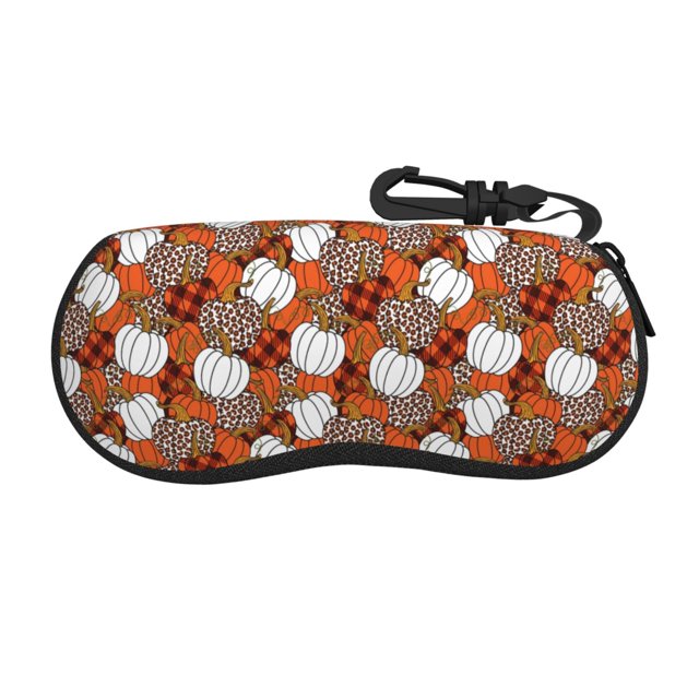 Sigee Various Pumpkins for Soft Eyeglass Cases for Women and Men Zipper
