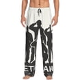 thumbnail image 1 of Sigee Veterans Day print Men's Pajama Pants Lounge Sleep Bottoms with Elastic Waistband and Pockets-Small, 1 of 6