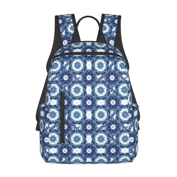 Sigee Vintage Blue for Lightweight Backpack for Hiking, Camping, and Travel, College School Computer Bag Men and Women