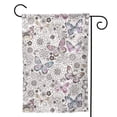 thumbnail image 1 of Sigee Vintage Butterflies for Live Happy Decorative Small Garden Flag,Double Sided Yard Flags Holiday Garden Flags for All Seasons, 1 of 9