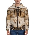 thumbnail image 1 of Sigee Vintage Dragonfly Artwork for Men's Pullover Hoodie Sweatshirts Adult Casual Long Sleeve Sweatshirts ,Sizes S-4XL-Small, 1 of 7