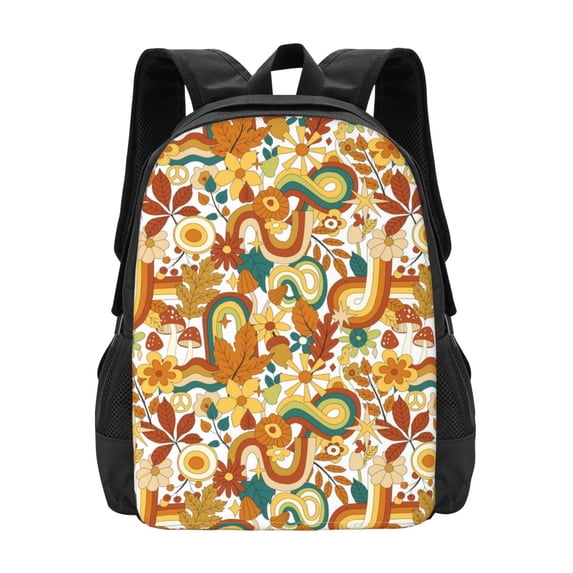 Sigee Vintage Floral for Simple large capacity backpack Travel Laptop Backpack, Business for Travel and Daily Use