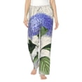 thumbnail image 1 of Sigee Vintage Flower Print Women's Soft Pajama Pants - Breathable and Comfortable Lounge Sleep Bottoms with Elastic Waistband and Pockets-Small, 1 of 9