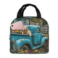 thumbnail image 1 of Sigee Vintage Pickup Sunflower Dog for Lunch Bag for Women Men, Reusable Lunch Bag Insulated Lunch Bag Lunch Box Cooler, 1 of 5