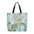 thumbnail image 1 of Sigee Vintage Rose1 Print Large Capacity Zippered Tote Bag - Durable, Stylish and Versatile for Everyday Use, 1 of 9
