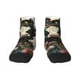 thumbnail image 1 of Sigee Vintage Sunflower Cow for Crew Soft Moisture-wicking Socks ,Cushion Moisture Wicking Boot Socks for Men and Women, 1 of 7