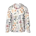 thumbnail image 1 of Sigee Watercolor Floral Print UPF50+ Men's Sun Protection Hoodie Shirt SPF UV Shirt Long Sleeve Fishing Outdoor Lightweight, S-3XL, 1 of 9