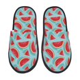 thumbnail image 1 of Sigee Watermelon for Cozy Furry Slippers Super Soft Indoor and Outdoor Use, Non-Slip Sole Slip On House Slippers-Large, 1 of 8