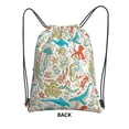 thumbnail image 1 of Sigee Wild Sea Life for Drawstring Zipper Backpack ,Waterproof, Durable, Lightweight Gym Bag for Sports, 1 of 5
