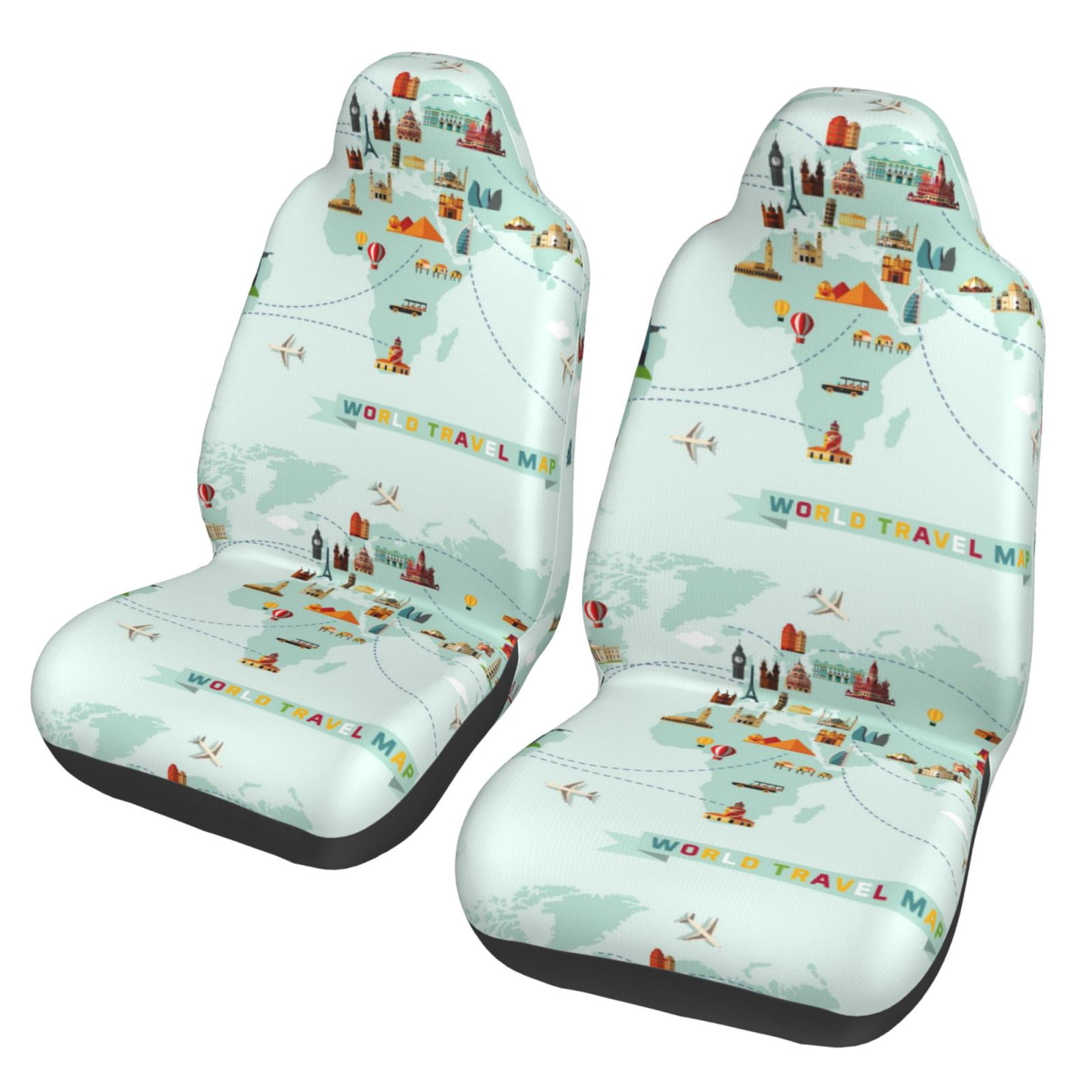Sovereign Nation Sunrise Universal Car Seat Cover With Thickened Back