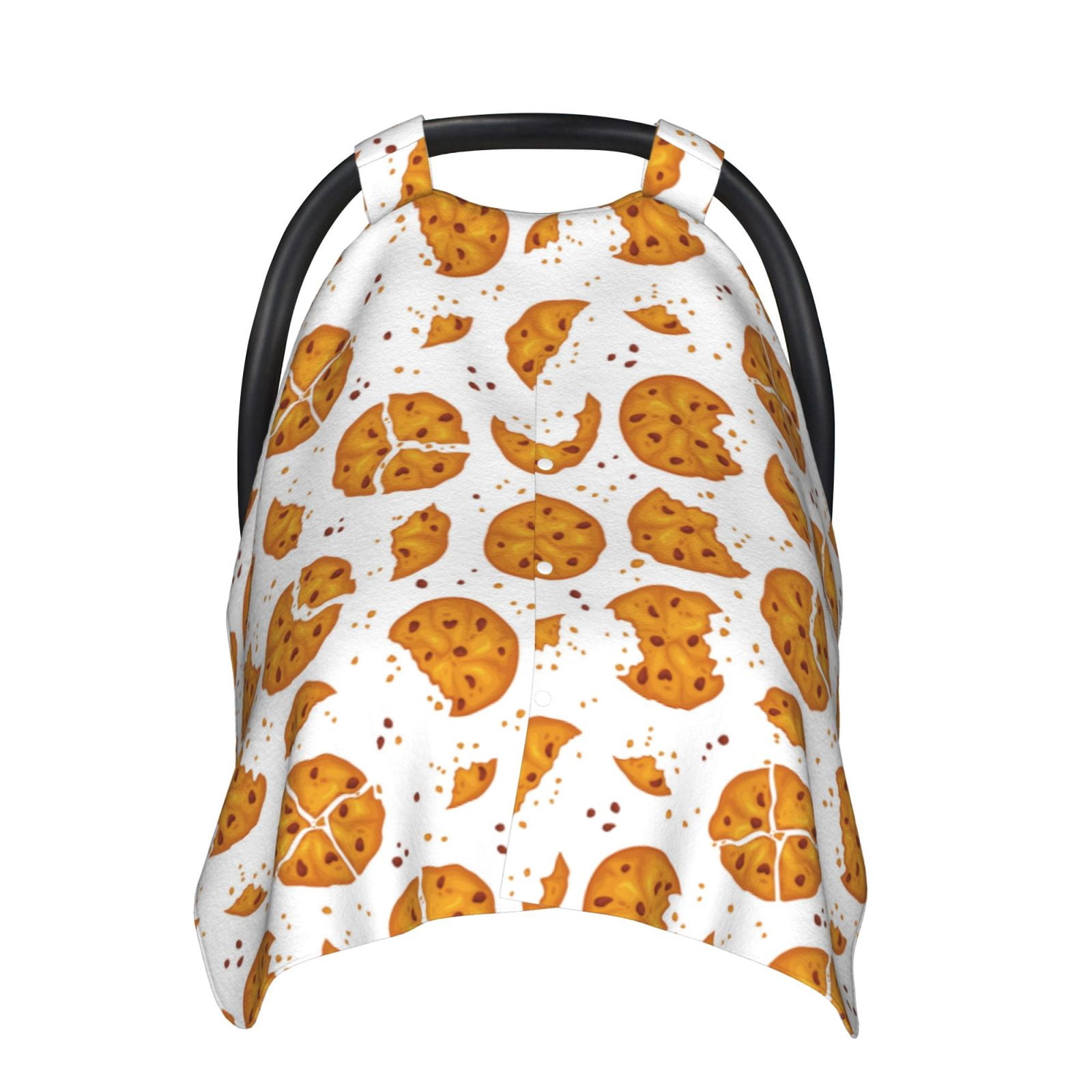 Personalized Elephant Car Seat Cover For Baby - Multi-Use Stretchy Canopy & Nursing Cover