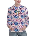 thumbnail image 1 of Sigee blue record rock Skull for Women's Pullover Hoodie Sweatshirts Adult Casual Long Sleeve Sweatshirts ,Sizes S-2XL-Large, 1 of 7