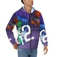 thumbnail image 1 of Sigee inside out 2 (29) for Men's Zip-Up Hoodie Moisture Wicking and Breathable, Full Zip Hooded Sweatshirt,X-Large, 1 of 8