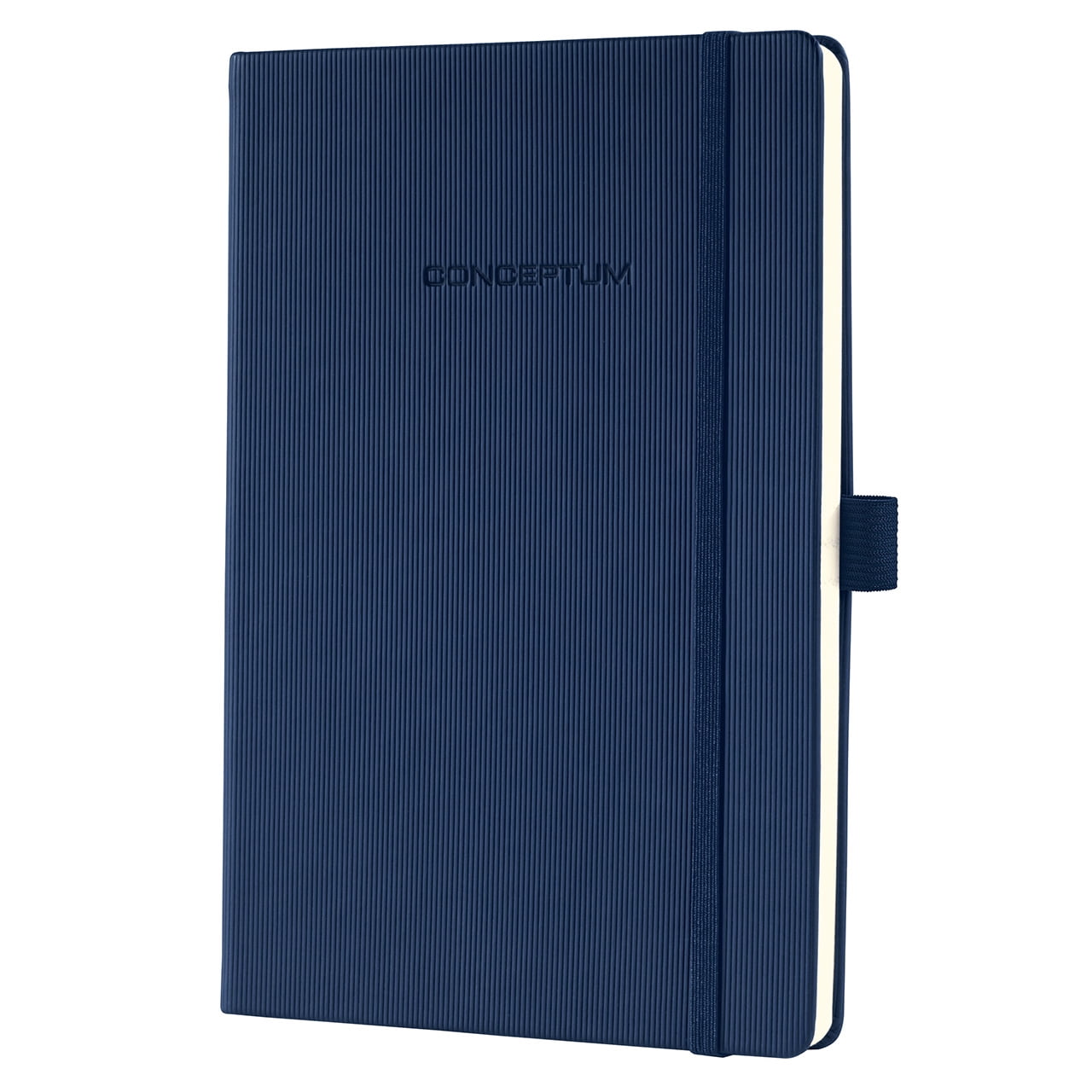 Sigel Hardcover Lined Notebook with Elastic Closure, Blue, A5 Journal Size (SGA5HEL-BL)