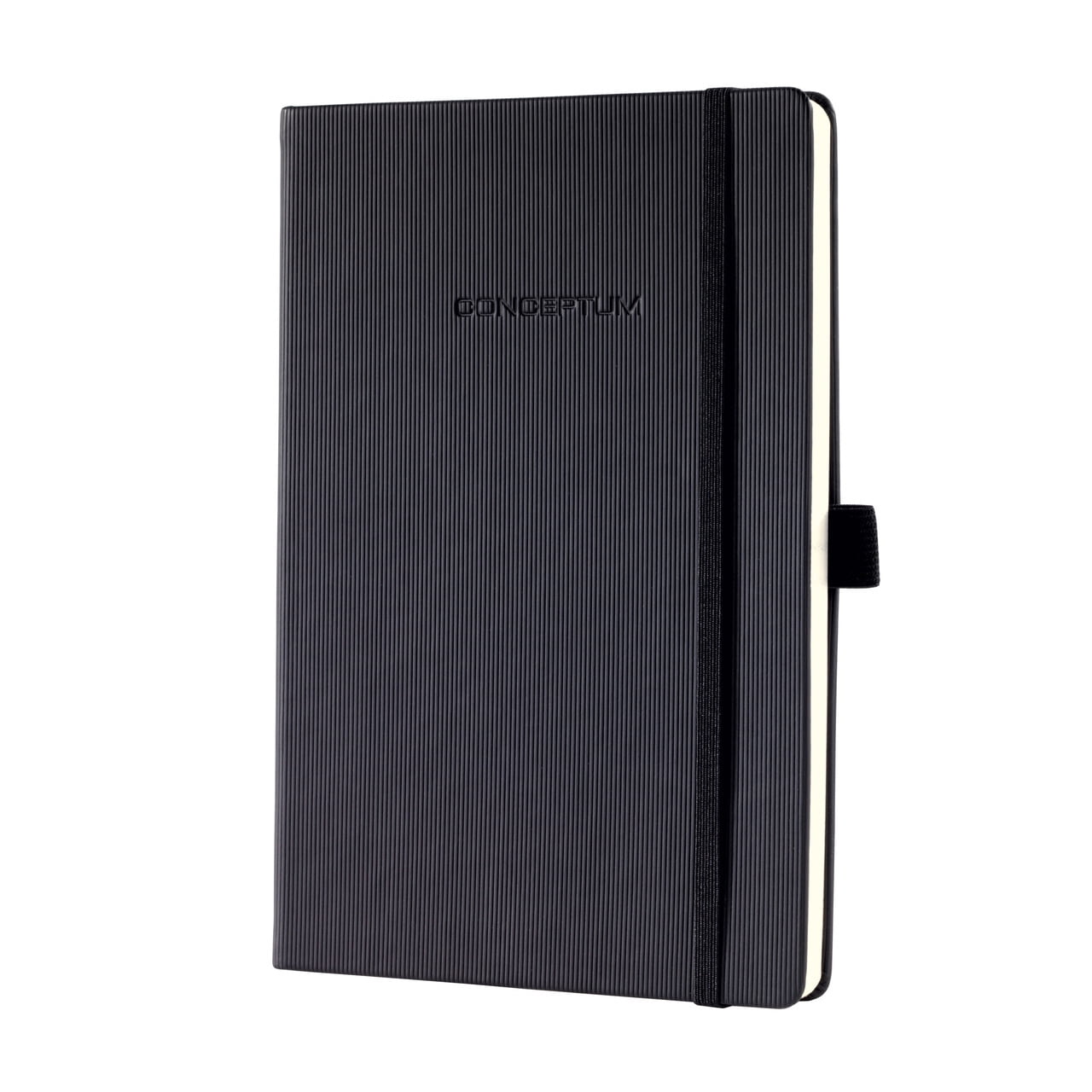 Sigel Softcover Graph Notebook with Elastic Closure, Dark Grey, A4 Extra Large Size (SGA4SES-DG)