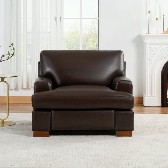 Siggy Accent Chair-Color:Espresso