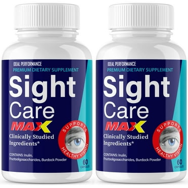 Sight Care Max - Revolutionary Advanced Vision Matrix Formula - Supports Healthy Vision - Dietary Supplement for Eyes Sight, 2 Pack