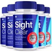 Sight Clear - Support Healthy Eye Vision for Clarity & Focus 5 Pack