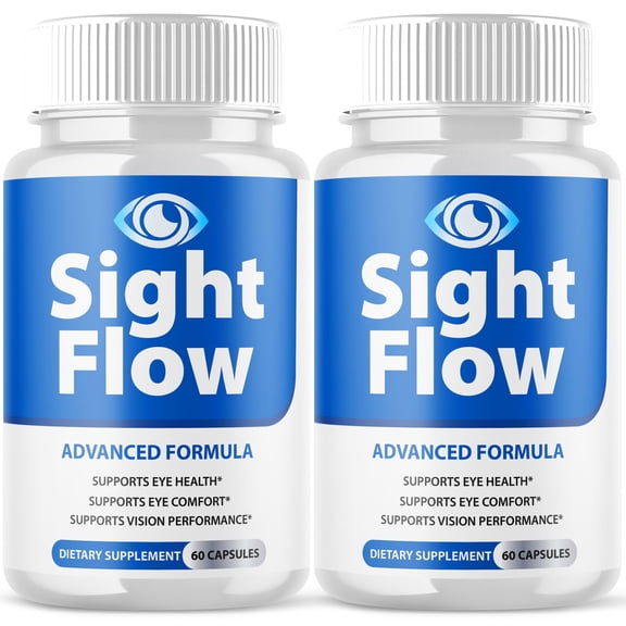 Sight Flow Vision Care Pills Advanced Formula Eye Health Supplement SightFlow 120 Capsules