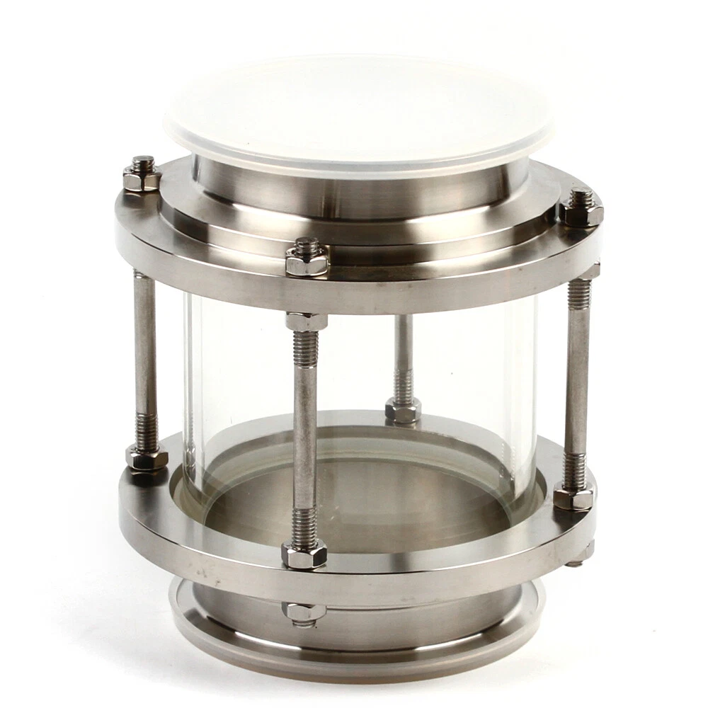 Sight Glass, Straight Sight Glass, Stainless Steel Quick-Mount Sight Glass