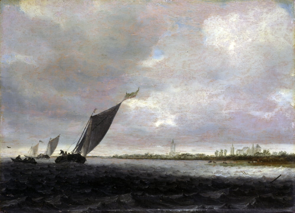 Sight On A River Canvas Art - (24 x 18)
