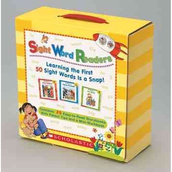 Pre-Owned Sight Word Readers: Learning the First 50 Sight Words Is a Snap! [With Mini-Workbook] (Hardcover) 0545067650 9780545067652