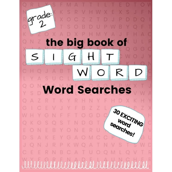 Sight Word Searches The Big Book of SECOND GRADE "Sight Word" Word Searches, Book 2, (Paperback)