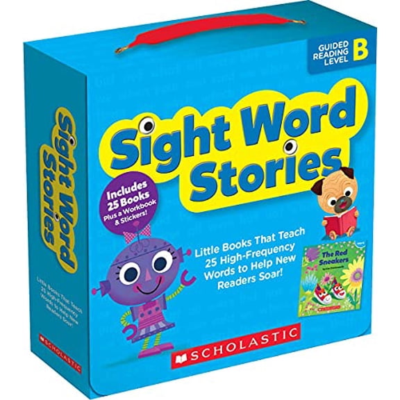 Pre-Owned Sight Word Stories: Guided Reading Level B: Fun Books That Teach 25 Sight Words to Help New Readers Soar, 9781338740585, 133874058X, Paperback, Workbook edition