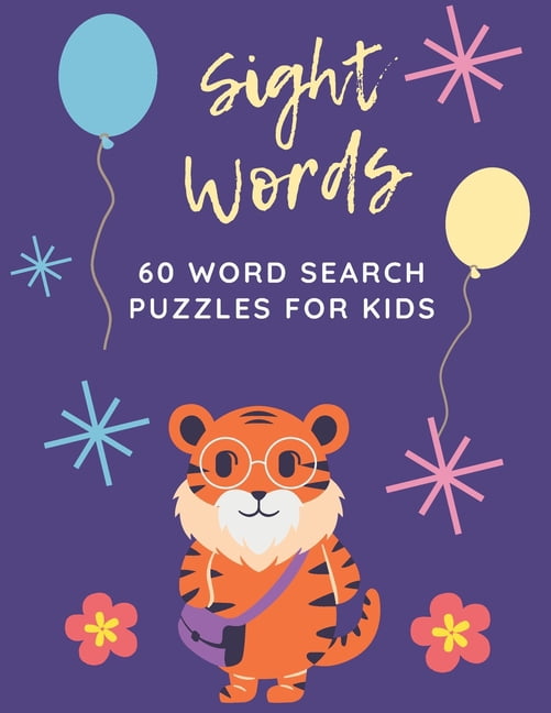 Sight Words 60 Word Search Puzzles for Kids: My First Word searches ...