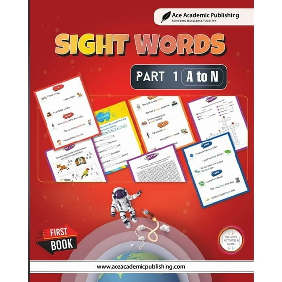 Sight Words - Part 1 (A to N): Includes Activities and Games, (Paperback)