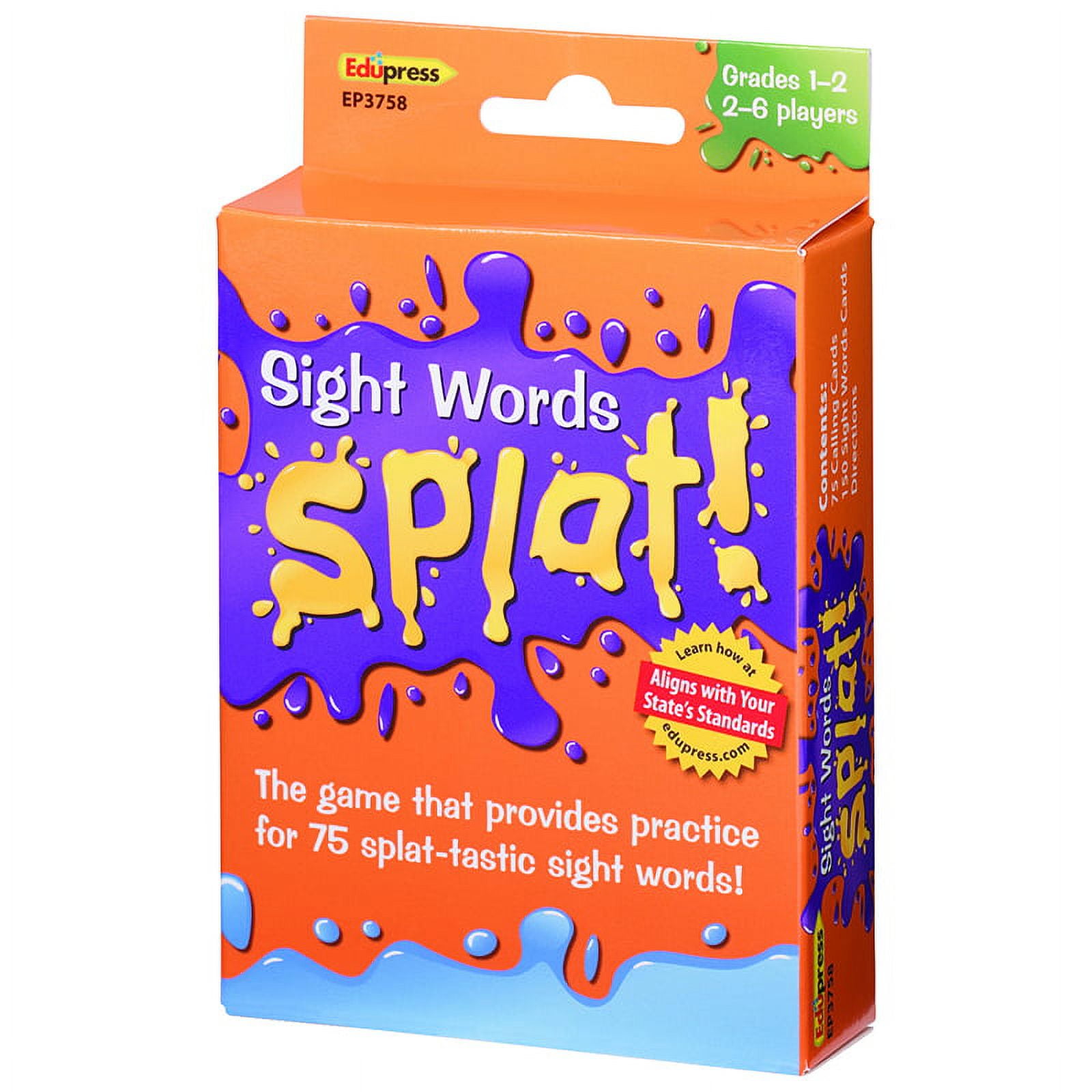 Sight Words Splat Game, Grades 12 Bundle of 10 Each