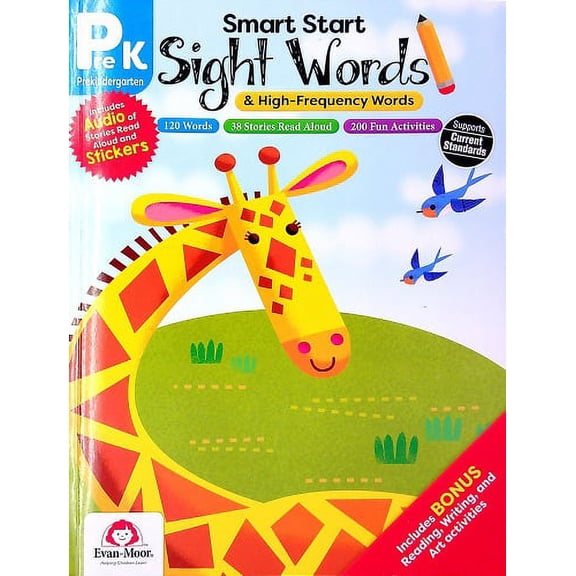 Sight Words and High-Frequency Words: Grade Prekindergarten (Smart Start)