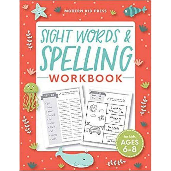 Pre-Owned Sight Words and Spelling Workbook....PAPERBACK 2020 Modern Kid Press