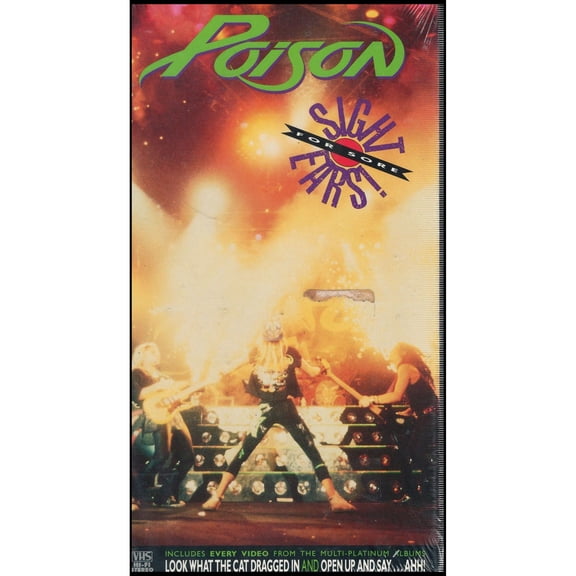 Poision: Sight for Sore Ears (VHS Tape)