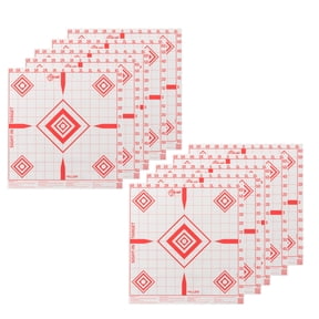 EZ Aim Sight Grid Paper Targets, 12 x 12 Inch, 10 Pack