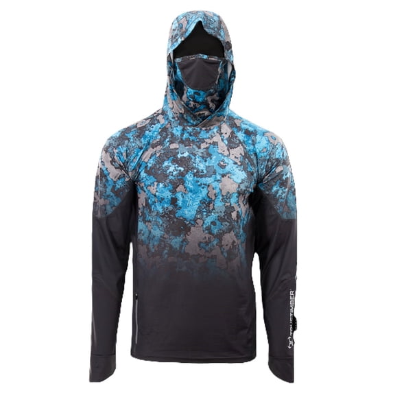 TrueTimber Men's SightCast All-in-One Gradient Fishing Hoodie