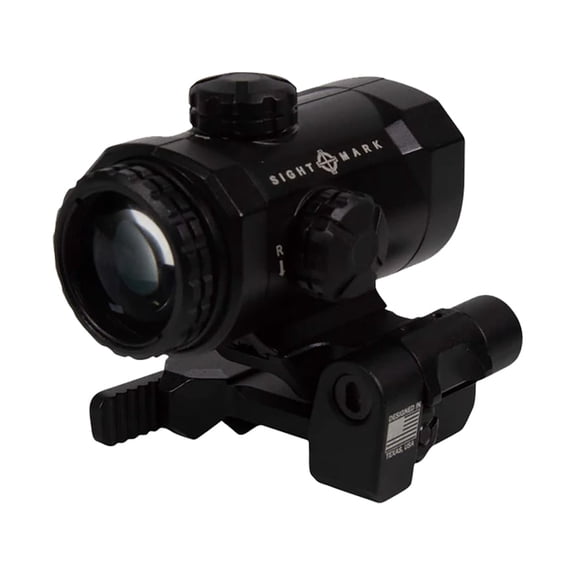 Sightmark Micro 3x Magnifier with Flip Mount Matte Black
