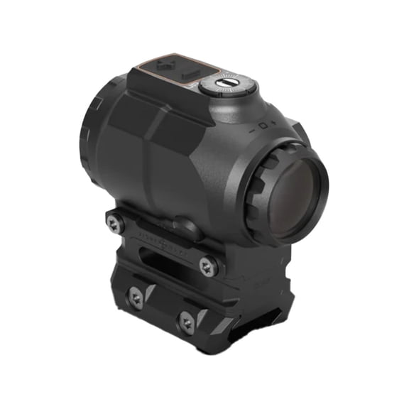 Sightmark Strikon FMP 1x18 Prismatic Sight, RTR-1 Etched Reticle, Red/Green Illumination, Aimpoint Micro Footprint, Matte Black (SM23002)