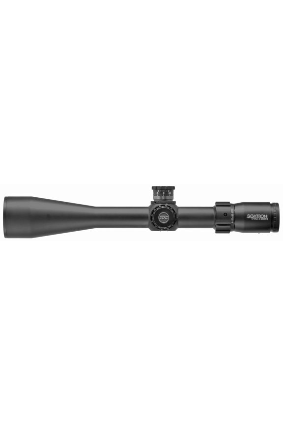 S-TAC 4-20x50 FFP Riflescope, Zero Stop, Illuminated MOA-3 Reticle, 30mm Tube, Matte Black, Sporting Turrets (S-TAC4-20x50FFPZSIRMOA-3)