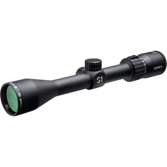 Sightron S1 Series 4-12x40mm 1in Tube Second Focal Plane G2 Riflescope, Mil-Dot