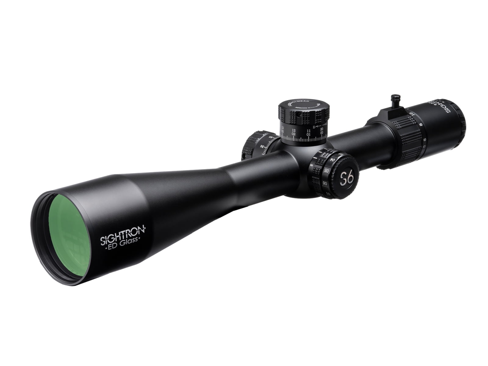 Sightron S6 Rifle Scope, 5-30x56mm, 34mm Tube, Second Focal Plane, MOA-7 IR Reti