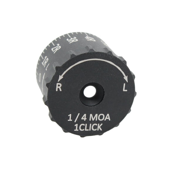 Sightron Tactical Turrets 1/4 MOA Click Value, 7L-7R MOA White Engraving, SIII624X50LRFFP/MOA