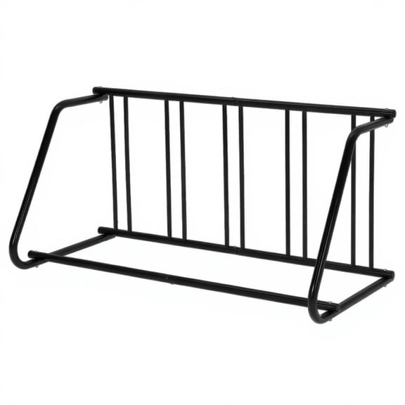 Sigle-Side Floor Bike Rack, Freestanding Bicycle Floor Parking Stand for Garages, Streets, Yard, Sigle-Side 5-Bike